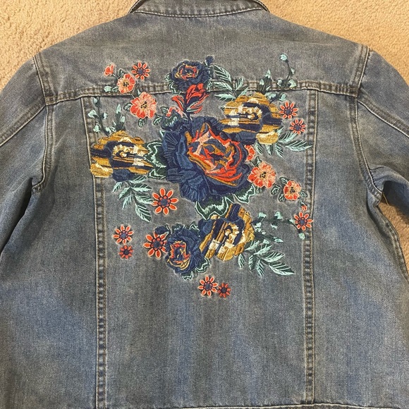 Embroidered Jean Jacket - Picture 5 of 5